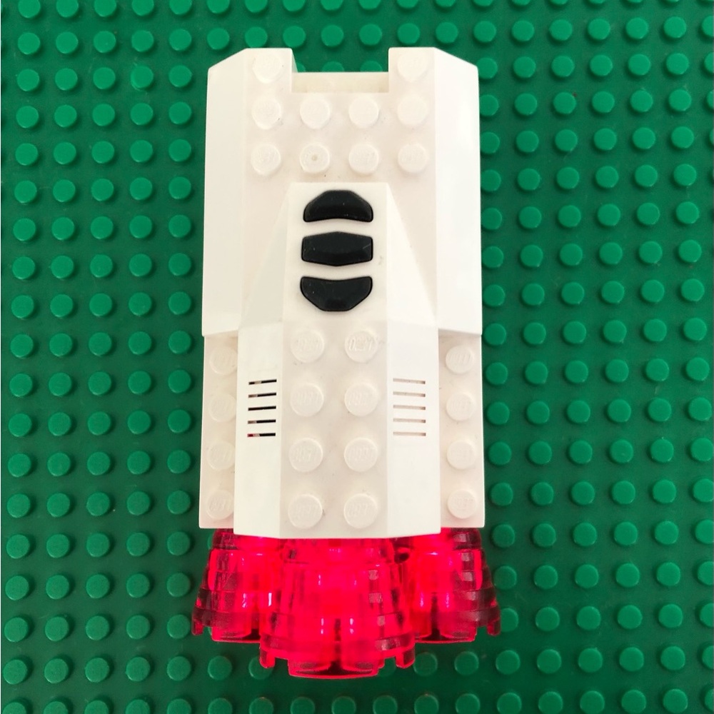 Lego Space #6454 Electronic Rocket Engine Battery Box Light Sound Works Vintage